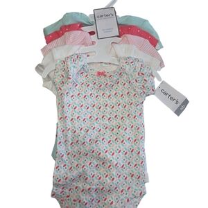 Carter's Baby Bodysuit Set - Colorful Patterns